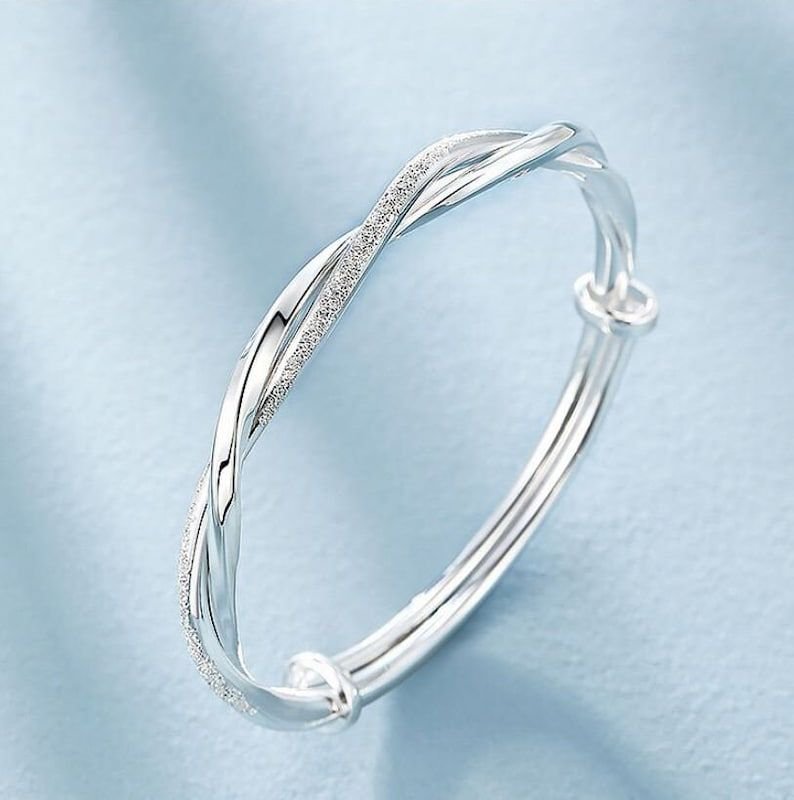  Silver Bangles